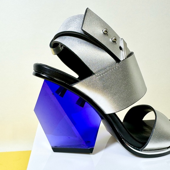 NIB United Nude Leona Hi, Silver - Picture 4 of 7